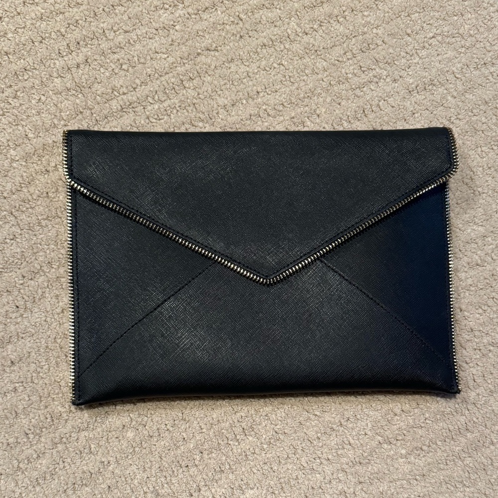 Rebecca Minkoff leather envelop clutch
